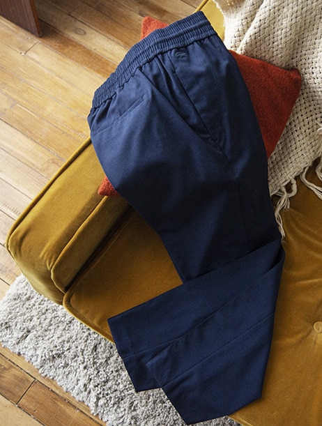 Biegacze miejscy w gabardynie